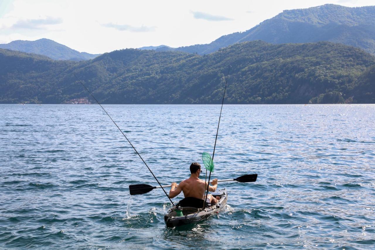 Exclusive Privatebeach - Explora Lake 3 Villa Omegna Exteriör bild